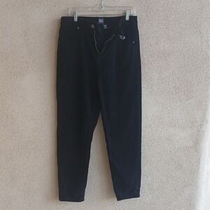 BDG Black Corduroy Pants with Tapered Leg